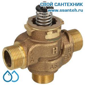 17931 Honeywell VCZMG6000/U Клапан трехходовой регулирующий зонный, 3/4" НР, Kvs 6,9, 95С, PN20